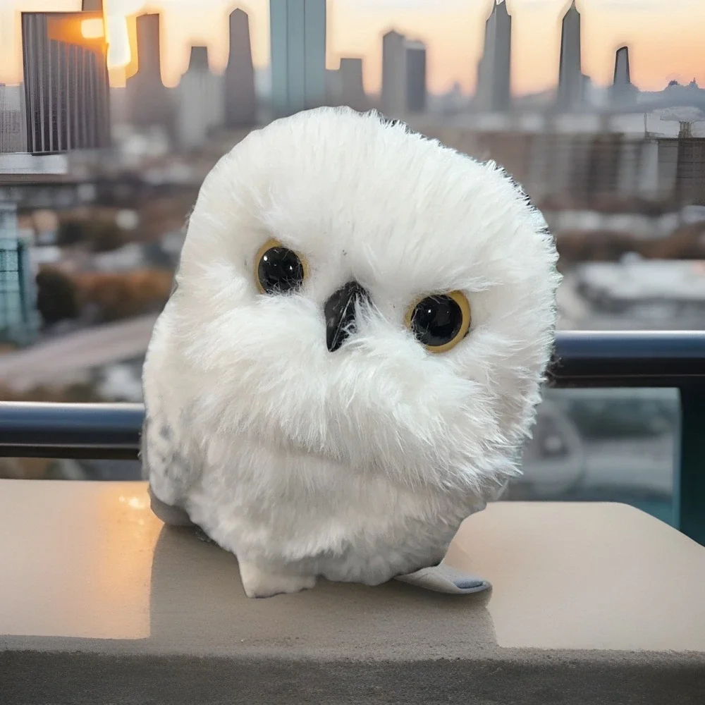 (3)Universal StudioHarry Potter Hedwig Snowy Owl Shoulder Plush Sound & Movement